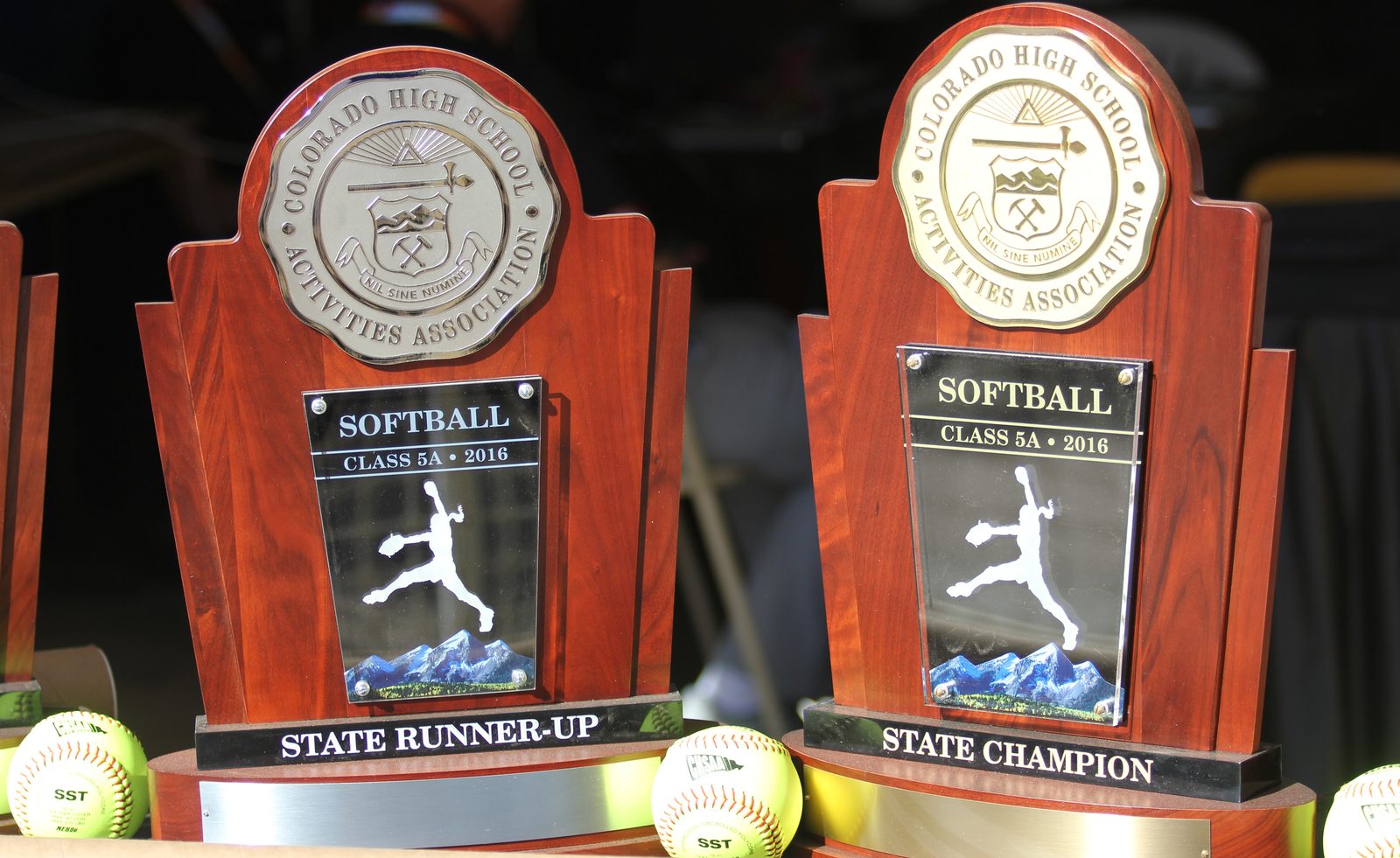 CHSAA softball state trophies